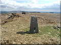 SE0150 : Trig point and cairns on Skipton Moor. by Steve Partridge