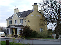 SH4757 : The Goat Hotel in Llanwnda by Nigel Williams