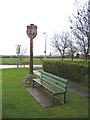 TL4746 : Village sign, Duxford, Cambs by Rodney Burton