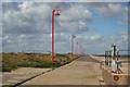 TF5183 : The Promenade and Sea Defence Wall by Tony Atkin