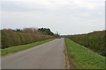 SK9735 : A Long Straight Road on Ropsley Heath by Kate Jewell