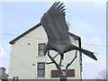 Red Kite sculpture at Llanwrtyd Wells