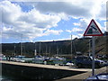 Warning sign at Stonehaven Harbour