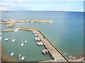 View over Stonehaven Harbour