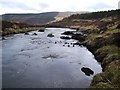 Looking down the River Oykel