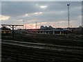 Sunset west of Clapham Junction