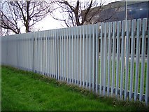 NT3975 : Power Station fence by Richard Webb