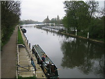 TQ1671 : River Thames: Teddington Weir by Nigel Cox