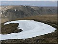 NO1775 : Snow patch on Little Glas Maol by Rob Burke