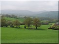 View to the Honddu Valley and the Black Mountains