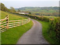 Farm road to Great Parford