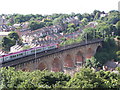 Virgin Voyager crossing Durham Viaduct