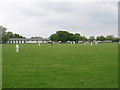 Cricket and new pavilion, North Acton Recreation Ground