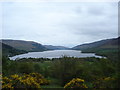 Looking east along Loch Earn from cycle route