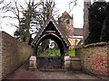 Lych gate: Whixley Church