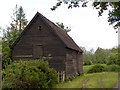 Raised wooden barn near Matrimony Farm