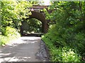 NS2052 : Dalry Moor Road, Railway Bridge by william craig