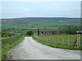 SD9544 : Highfield Farm, Cowling Hill Lane by Alexander P Kapp