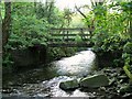 Footbridge over river Clydach