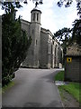 Church Behind Trees