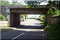 SJ9108 : Railway Bridge near Four Ashes Industrial Estate by Geoff Pick