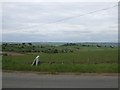 View over open farmland from the B6050 near Moorhall