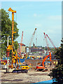 View over the Redevelopment towards the M32