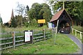 Church between Stoke works and Stoke Heath