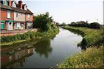 SK9670 : River Witham looking south from Boultham Avenue by Richard Croft