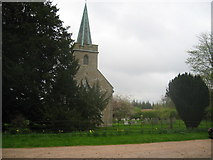 SU5547 : Steventon Church by John