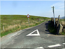 SJ9968 : Road junction on the A54 near cut Thorn Hill by Nigel Williams