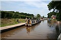 SJ6932 : The President at the top of Tyrley Locks by David Morris