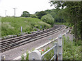 Railway just North of Dawes Lane, Santon