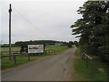 SK9612 : Entrance to Hardwick Farm, and the Rutland County Golf Club by Tim Heaton
