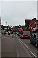 Bank Holiday traffic jam in Lyndhurst