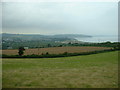 SH3026 : Farmland looking towards Borth Fawr by David Medcalf