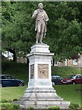 NS7993 : Robert Burns statue, Stirling by Andrew Smith