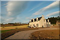 Gownie House overlooking the River Spey