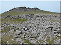 SH4948 : Summit crags, Mynydd Graig Goch by Philip Halling
