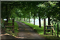 Dulverton: entrance to Pixton Park House