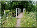 Footbridge over the River Alun