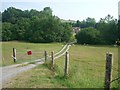 The track to Rock Cottages and New House