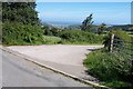 Road junction near Caeau farm