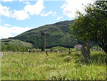 NM9080 : Glenfinnan Monument viewed from the Graveyard by Norrie Adamson
