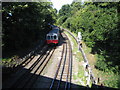 District Line railway in Ealing