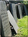 Inscriptions on tombstones in Llanfechain churchyard