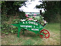 A nice piece of signing on a country road, Pembs.