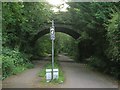 Bridge carrying A4118 over Swansea Cycle path