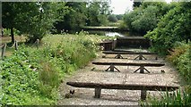 TM0733 : Dry dock near Flatford Mill by Alan Walker