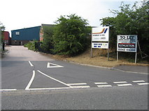 SK2119 : Industrial units alongside the A38(T), just south of Branston, Staffordshire. by Alan Slater